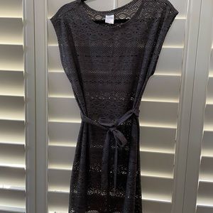 Lace swimsuit cover up.